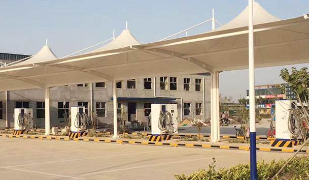 臺前客運站充電站240kW4槍120kW雙槍直流充電樁項目案例